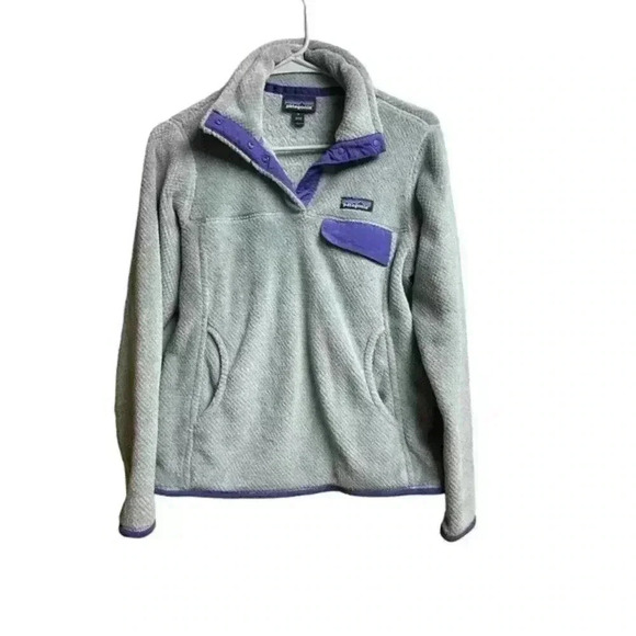 Patagonia Jackets & Blazers - Patagonia Pullover Jacket in Gray and Purple Size small.